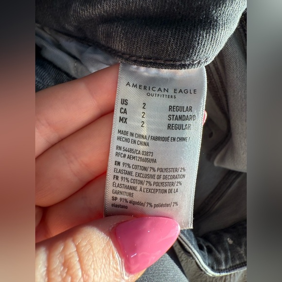 American Eagle Super High-rise Grey Jeggings - Picture 4 of 4